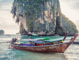 Phuket boat on water