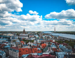 Ryga panorama miasta