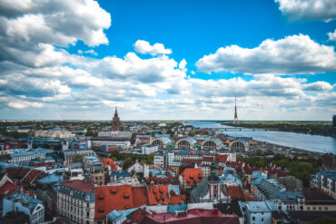 Ryga panorama miasta